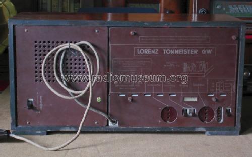 Tonmeister GW; Lorenz; Berlin, (ID = 1267630) Radio