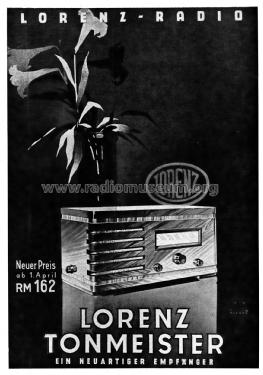 Tonmeister W ; Lorenz; Berlin, (ID = 3107677) Radio