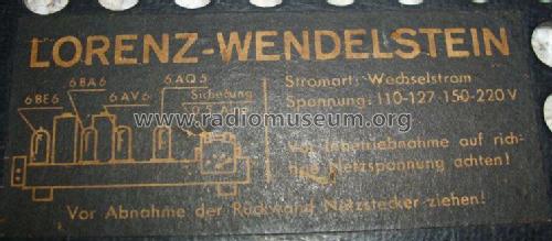 Wendelstein ; Lorenz; Berlin, (ID = 2084110) Radio