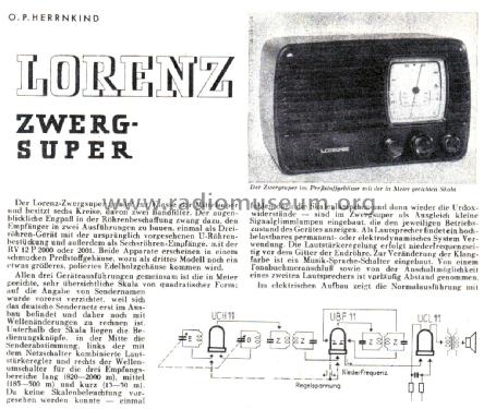 Zwergsuper 2 6647GW; Lorenz; Berlin, (ID = 2433094) Radio