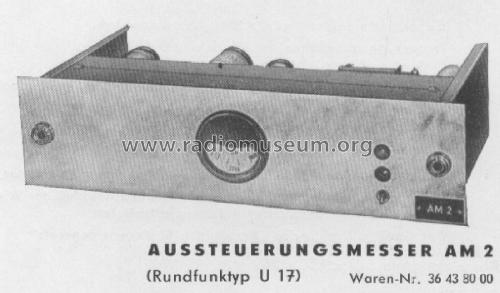 Aussteuerungsmesser U 17 ; Lorenz i.V. Leipzig (ID = 3051835) Equipment