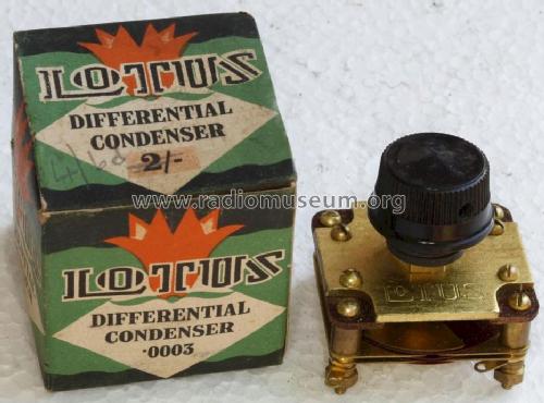 Differential Condenser 0,0003 µF; Lotus Brand, Radio, (ID = 997223) Bauteil