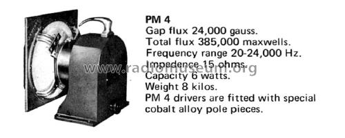 Lowther Driver Unit PM4; Lowther (ID = 2801060) Speaker-P