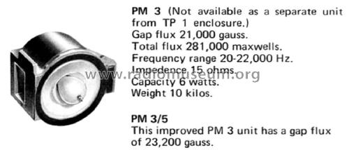 Lowther Driver Unit PM3/5; Lowther (ID = 2801024) Lautspr.-K