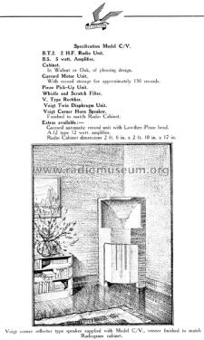 Lowther-Voigt Radiogram Model C/V; Lowther (ID = 2799641) Radio