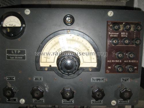 Schwebungssummer SR200R; LTP, Apparatewerk (ID = 1074673) Equipment