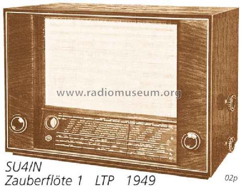 Zauberflöte 1 SU4N; LTP, Apparatewerk (ID = 1919) Radio