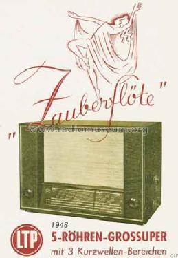 Zauberflöte 1W; LTP, Apparatewerk (ID = 1918) Radio