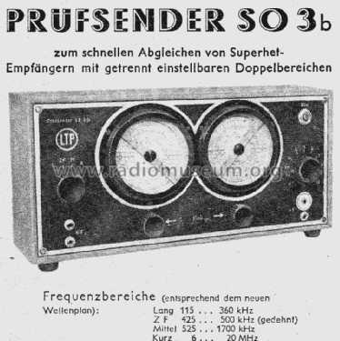 Prüfsender SO-3b; LTP Himmelwerk AG; T (ID = 905553) Equipment