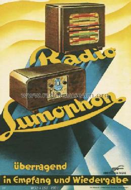 33W ; Lumophon, Bruckner & (ID = 444) Radio