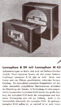 B24; Lumophon, Bruckner & (ID = 990083) Radio