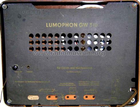 GW310; Lumophon, Bruckner & (ID = 1212493) Radio