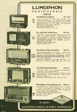 GW570; Lumophon, Bruckner & (ID = 708142) Radio