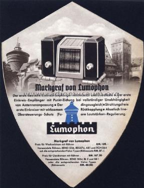 Markgraf GD210; Lumophon, Bruckner & (ID = 988142) Radio