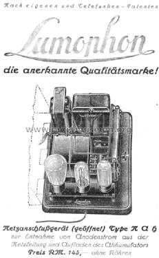 NAH-110; Lumophon, Bruckner & (ID = 988132) Aliment.