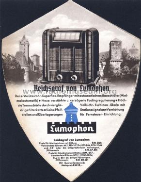 Reichsgraf WD360; Lumophon, Bruckner & (ID = 988140) Radio