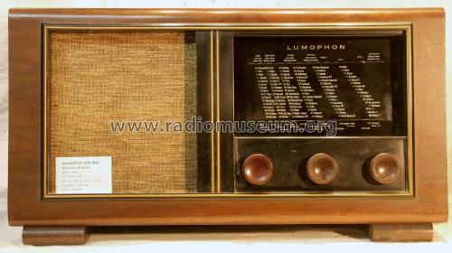 WD406 Radio Lumophon, Bruckner & Stark, Nürnberg, build | Radiomuseum