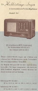 WD561US1; Lumophon, Bruckner & (ID = 1747065) Radio