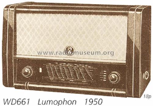 WD661; Lumophon, Bruckner & (ID = 460) Radio