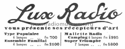 Ensemble Familial ; Lux Radio, Société G (ID = 1672082) Radio