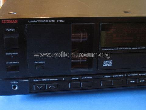 Compact Disc Player D-105u; Luxman, Lux Corp.; (ID = 640975) Sonido-V