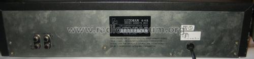 Stereo Cassette Deck K-113; Luxman, Lux Corp.; (ID = 425289) R-Player