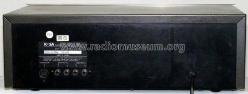 Stereo Cassette Deck K-5A; Luxman, Lux Corp.; (ID = 629542) Reg-Riprod