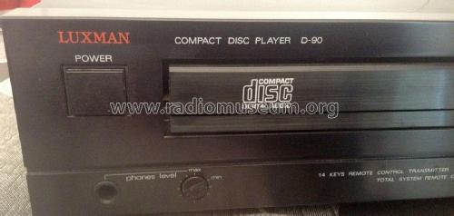 Compact Disc Player D-90; Luxman, Lux Corp.; (ID = 2638998) R-Player