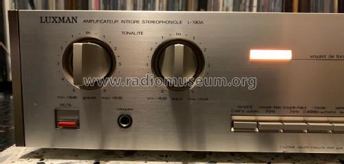 L-190; Luxman, Lux Corp.; (ID = 2506154) Ampl/Mixer