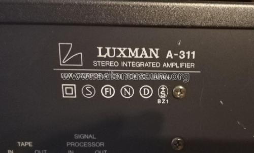 Stereo Integrated Amplifier A-311; Luxman, Lux Corp.; (ID = 2659560) Ampl/Mixer