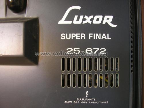 Super Final 25-672; Luxor, Helsinki - (ID = 1980522) Television