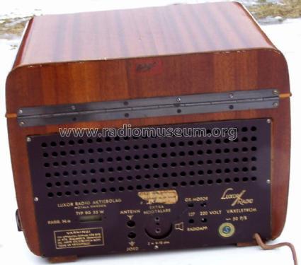 BG53W; Luxor Radio AB; (ID = 954500) Radio