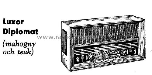 Diplomat 3997W Stereo; Luxor Radio AB; (ID = 579807) Radio