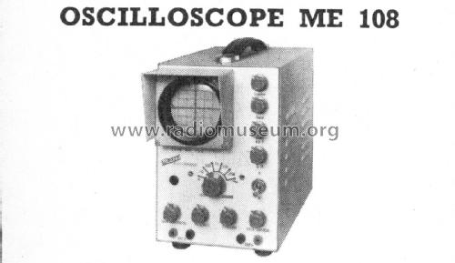 Oscilloscope ME108; Mabel Electronique; (ID = 3093873) Equipment