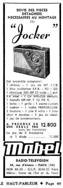 Jocker ; Mabel Radio, Paris (ID = 2501623) Radio