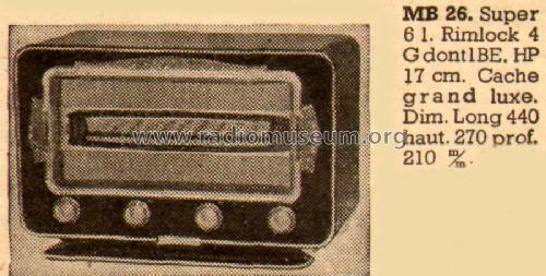 MB26; Mabel Radio, Paris (ID = 537792) Radio