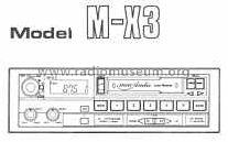 M-X3; Mac Audio Electronic (ID = 794601) Car Radio