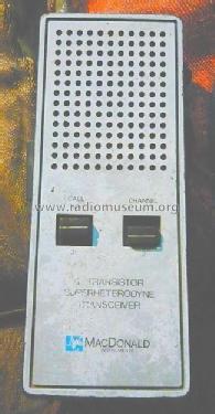 8 Transistor Superheterodyne Transceiver CE-400; MacDonald (ID = 1875585) Commercial TRX