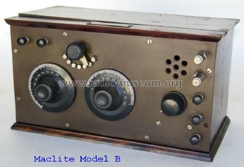 One-Tube Receiver Model B; Maclite Radio Co.; (ID = 1633051) Radio