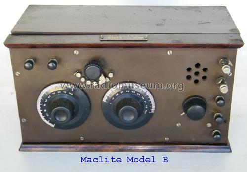 One-Tube Receiver Model B; Maclite Radio Co.; (ID = 1633052) Radio