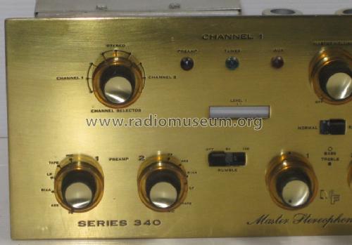 Master Stereophonic Console 340; Madison Fielding (ID = 1609045) Ampl/Mixer