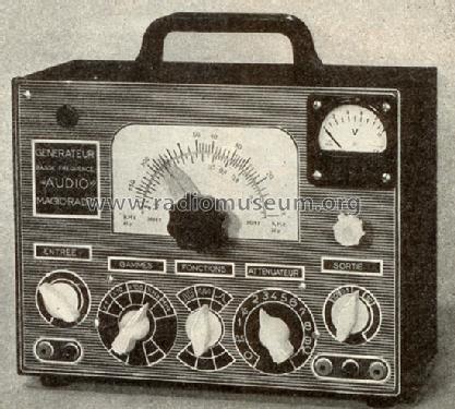 Genérateur B.F. audio ; Magic-Radio; Paris (ID = 455645) Equipment