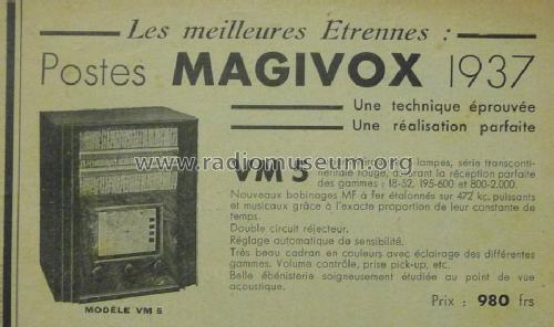 VM5; Magivox, La Voix (ID = 1722463) Radio