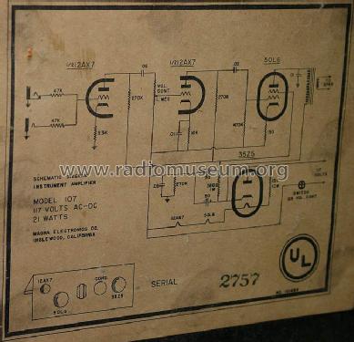 Starlet 107; Magna Electronics (ID = 821841) Ampl/Mixer