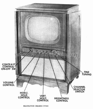 104 Series Ch= CT303; Magnavox Co., (ID = 3026712) Television