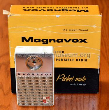 Pocket-mate 6 Transistor 1-AM-60; Magnavox Co., (ID = 2670715) Radio