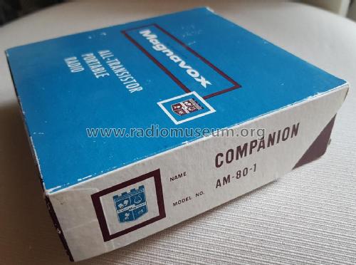 8 Transistor 'Companion' AM-80-1; Magnavox Co., (ID = 2636107) Radio