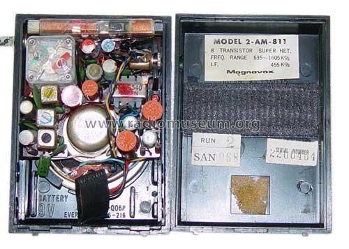 8 Transistor 2-AM-811 ; Magnavox Co., (ID = 772186) Radio