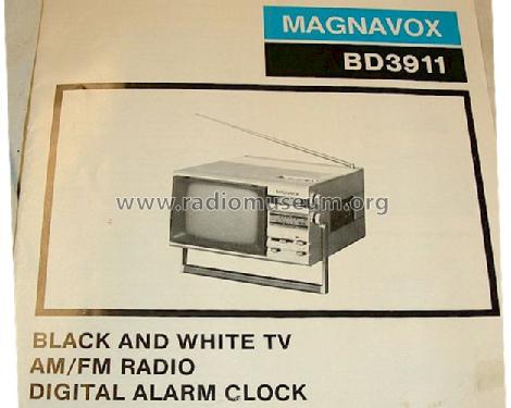 BD 3911 SL01 ; Philips Magnavox (ID = 1128267) Fernseh-R