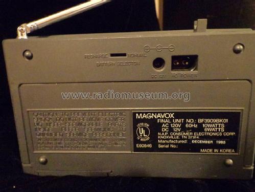 BF3909BK01 ; Philips Magnavox (ID = 1523572) TV Radio